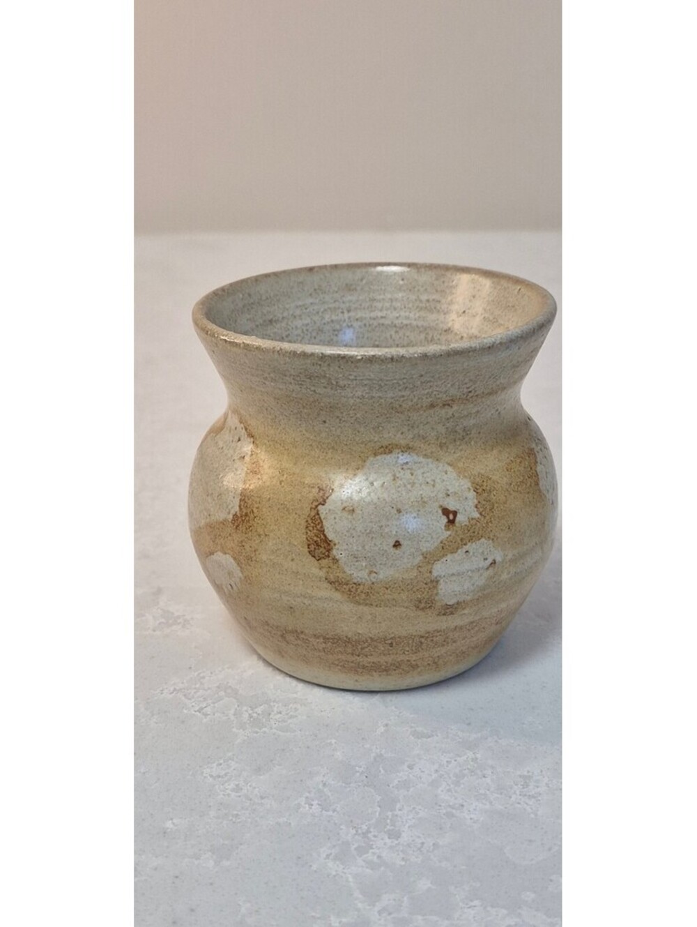 Vintage Brian Pilon Studio Pottery Vase Signed Canadian Stoneware Bud Holder